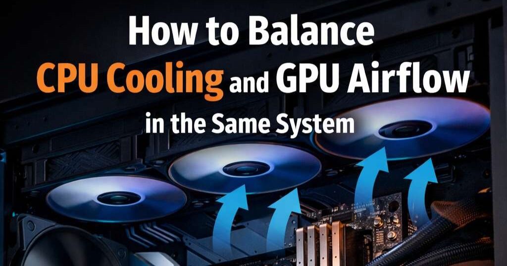How to Balance CPU Cooling and GPU Airflow in the Same System