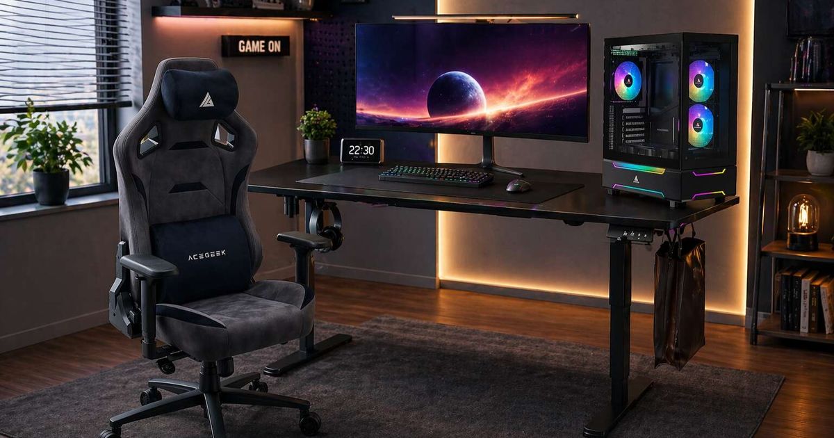 Best Desk Setup for Long Gaming and Work Sessions