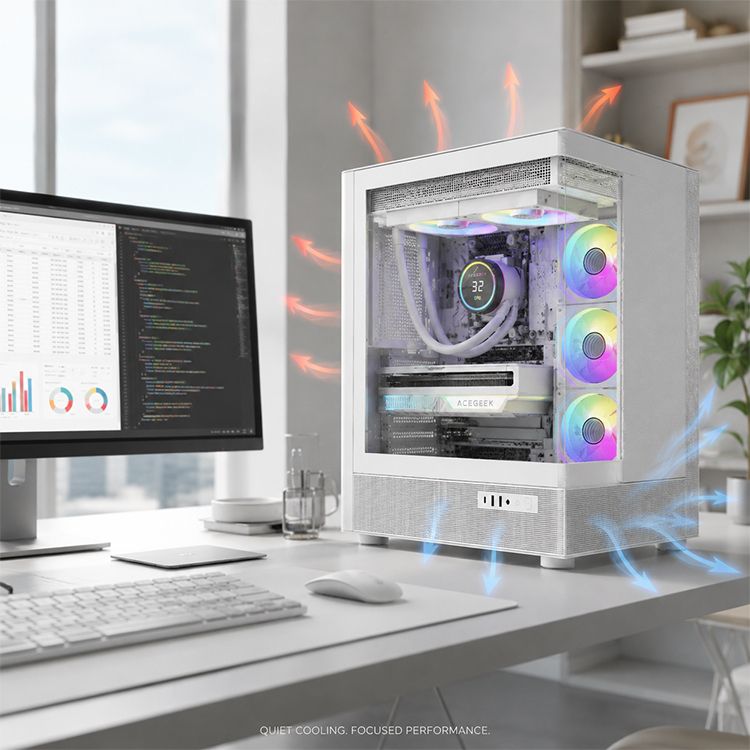 Best Cooling Strategy for Quiet Productivity PCs