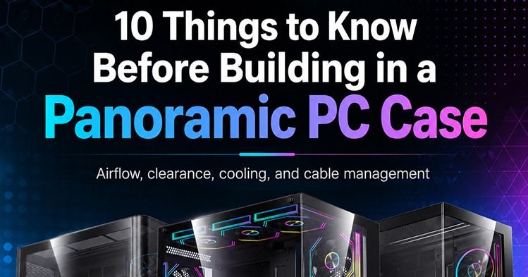 10 Things to Know Before Building in a Panoramic PC Case